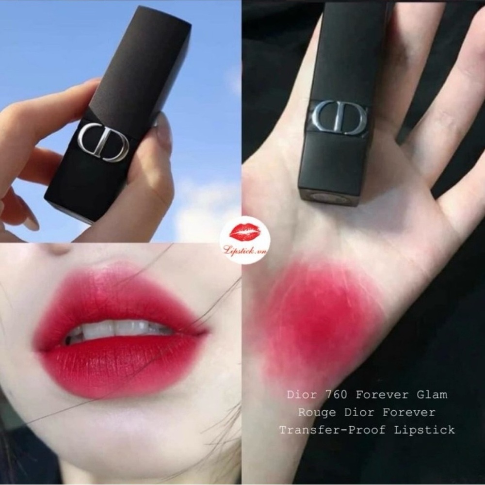 Dior Rouge Dior Forever Lipstick in Bold Red Matte
